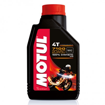 Масло Motul 7100 20W50 4T моторное, 1 литр
